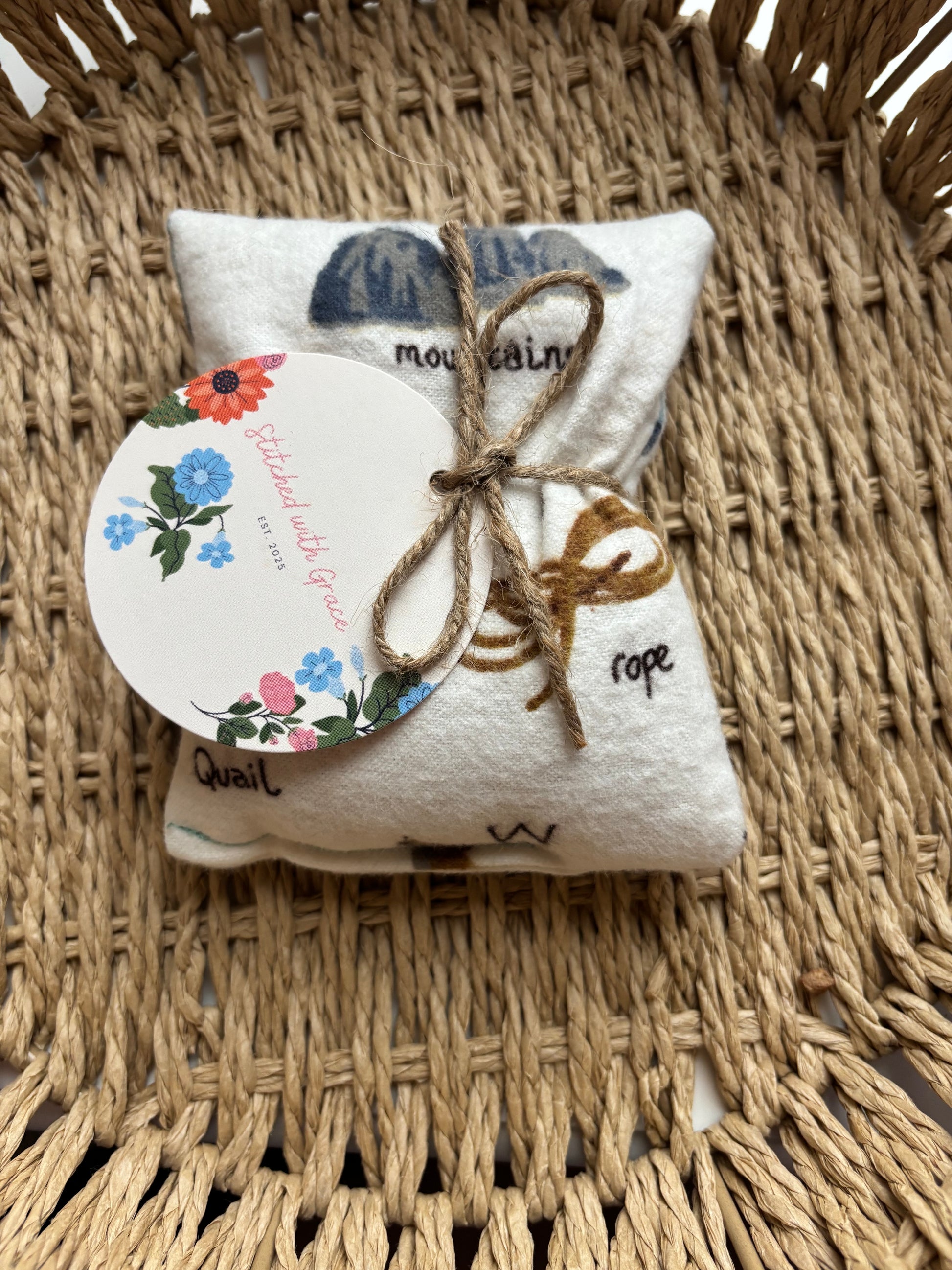 Small Camping ABC'S booboo pouch